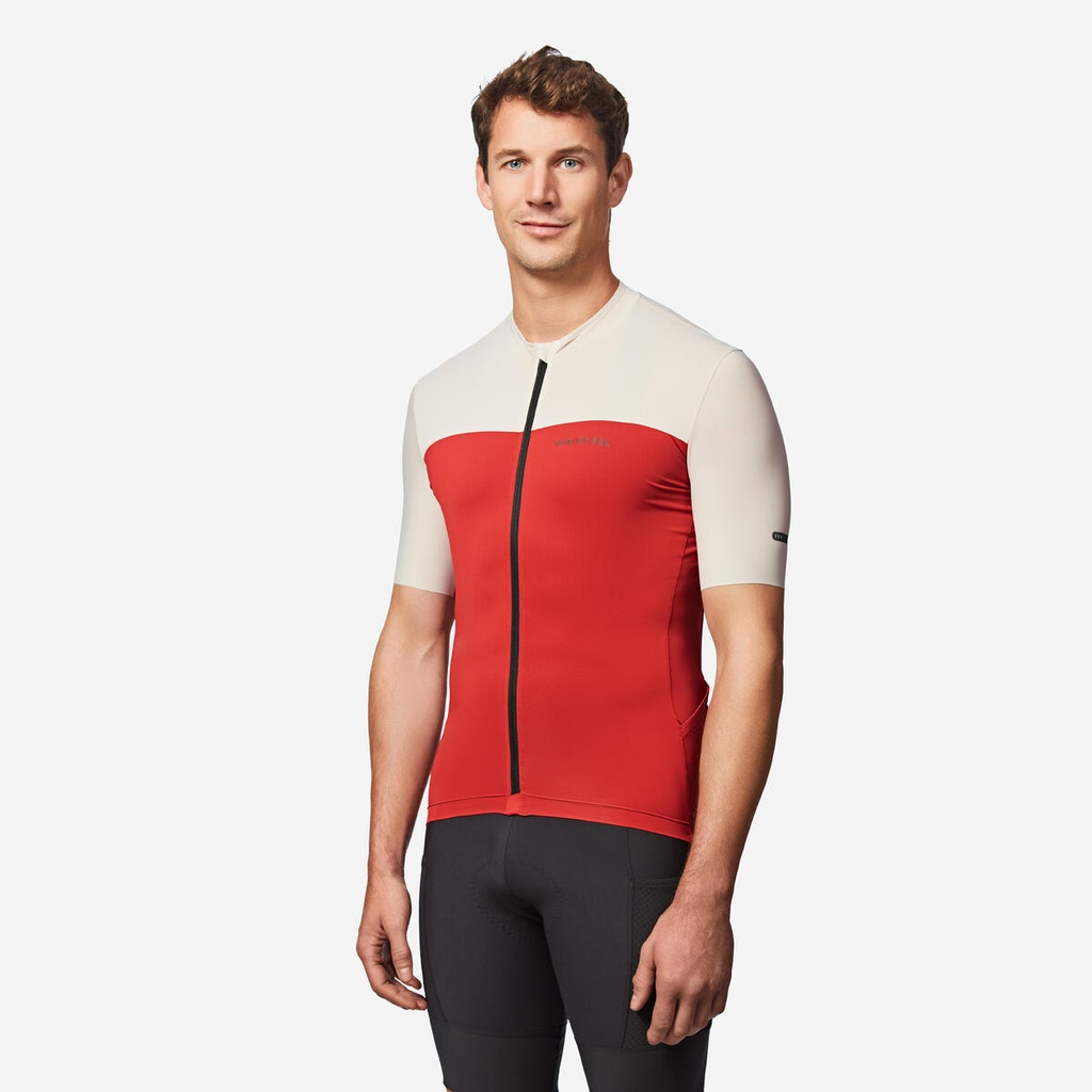 Jersey de ciclismo Color rojo/cremita Talla S