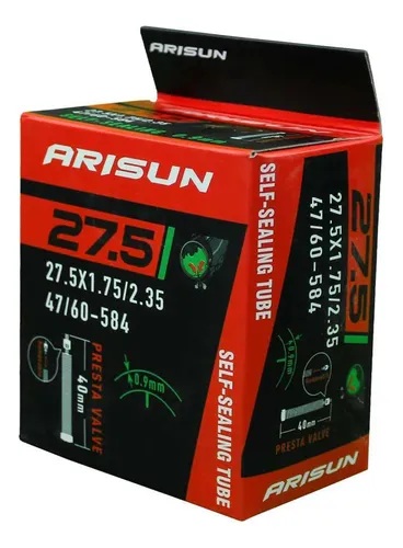 Camara MTB ARISUN 27.5x1.75.2.35 Valvula Francesa