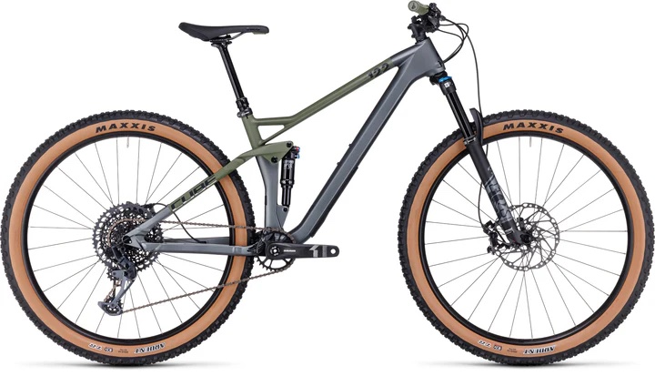 Bici Cube STEREO ONE22 HPC TM FLASHGREY &amp; OLIVE