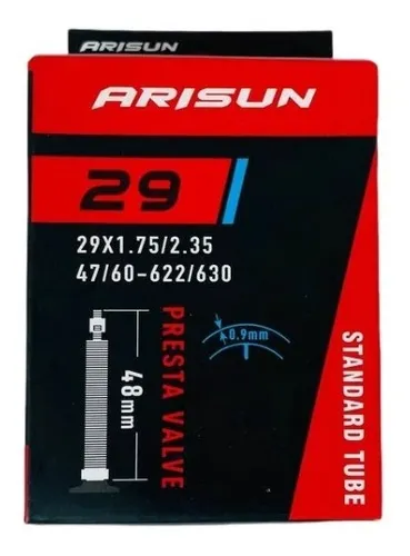 CAMARA MTB ARISUN 29X1.75/2.35 VALVULA FRANCESA 48