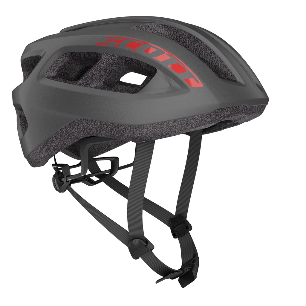 Casco SCOTT SUPRA OS ROAD Sin Caja (Gris/Rojo)