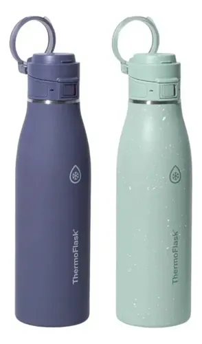 ANFORA THERMOFLASK SET 2 BOTELLAS 740ML ACERO INOXIDABLE TERMICO 