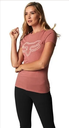 Playera FOX Crew Afterglow Mujer (M, Rosa)