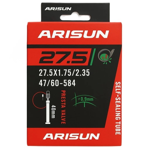 Camara MTB ARISUN 27.5x1.75.2.35 Valvula Francesa 40MM