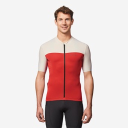 Jersey de ciclismo Color rojo/cremita Talla L
