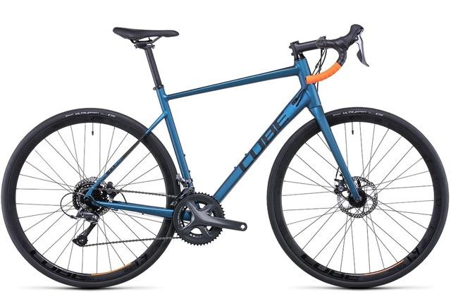 [576100-53] Bici Cube Attain atlanticblue ́n ́orange 2022